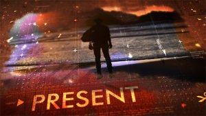 Stains on cardboard Video Displays template preview