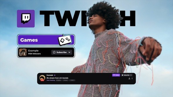 Videohive Twitch UI Titles template preview
