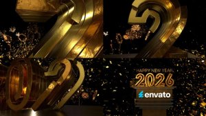 Videohive New Year Greetings 2026 Elements template preview