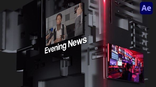 Videohive Broadcast News Opener Broadcast-packages template preview