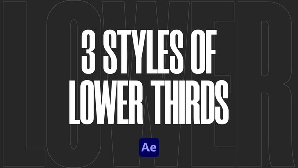 Videohive Lower Thirds Pack | AE Elements template preview