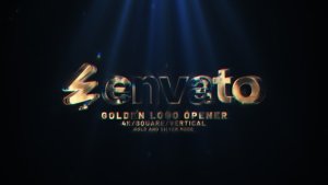 Videohive Golden Logo Opener 54361218 Logo Stings template preview