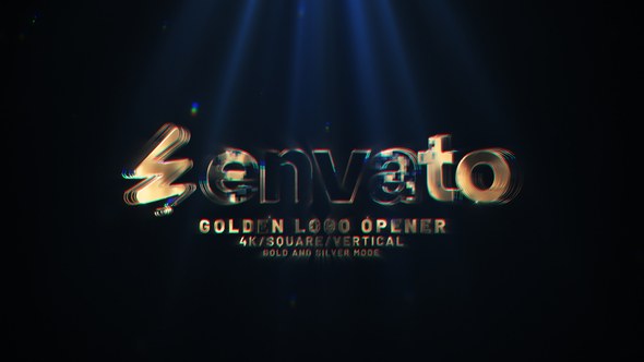 Videohive Golden Logo Opener 54361218 Logo Stings template preview