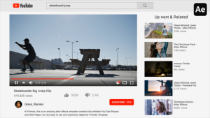 Videohive YouTube Players, Pages & Comments Elements template preview
