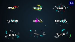 Videohive Neon Colorful Titles [After Effects] Titles template preview