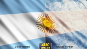 Argentina Flags Video Displays template preview