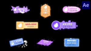 Videohive Social Media Liquid Lower Thirds for After Effects 53136878 Elements template preview