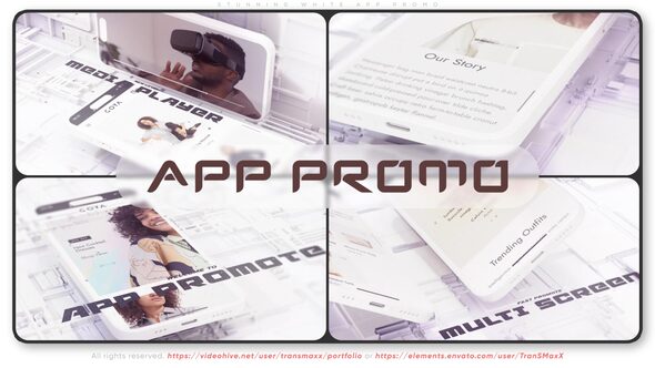 Videohive Stunning White App Promo Product Promo template preview