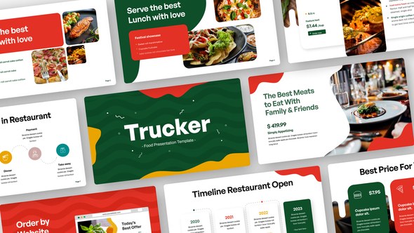 Videohive Trucker Food Video Display After Effect Template Elements template preview