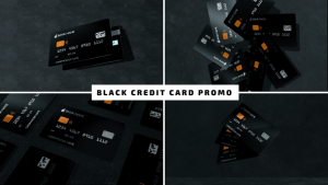 Videohive Black Credit Card Promo Product Promo template preview