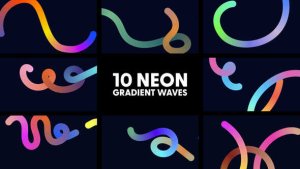 Neon Backgrounds Elements template preview