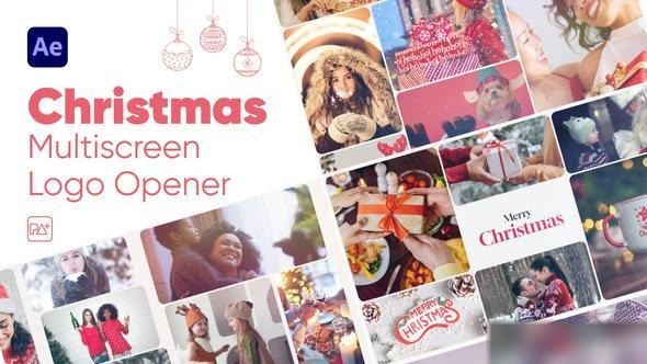 Videohive Christmas Multiscreen Logo Opener Openers template preview