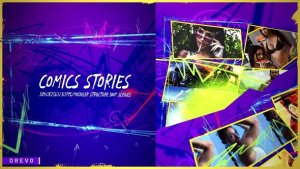 Videohive Comics Stories/ Superhero/ Cosplay/ DC/ Marvel/ Dynamic/ Arcane/ Tattoo/ Street/ Urban/ City/ Graffi Product Promo template preview