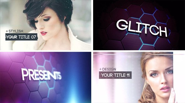 Videohive Glitch Slideshow 2 Openers template preview