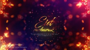 Videohive EID Blessing Opener Ramadan template preview