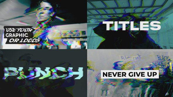 Videohive Punch Glitch Titles | After Effects Titles template preview