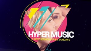 Hyper Music Festival Video Displays template preview
