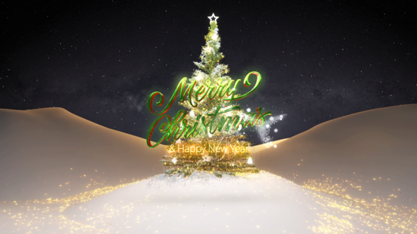 Videohive Christmas Night 29441099 Logo Stings template preview