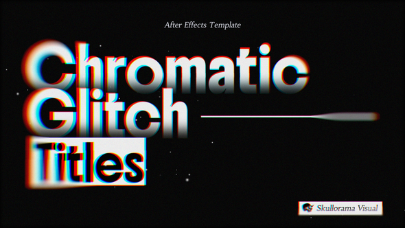 Videohive Chromatic Glitch Titles Titles template preview