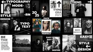Videohive Typography Slides 1.0 | AE 59641725 Titles template preview