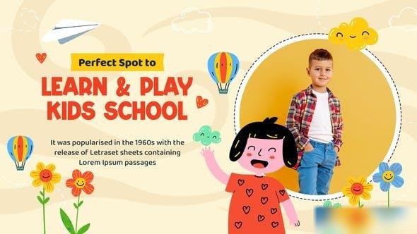 Videohive Kids School Slideshow 48846476 Openers template preview