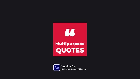 Videohive Multipurpose Quotes Titles template preview
