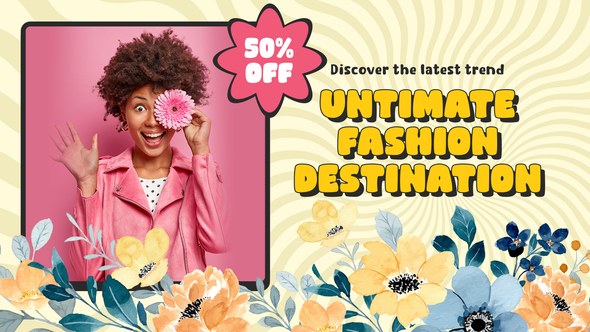 Videohive Floral Slider Promo Product Promo template preview