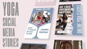Videohive YOGA-Social Media Stories Product Promo template preview