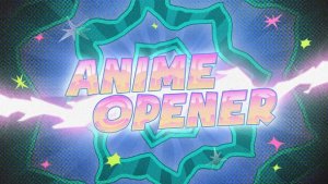 Anime Cartoon Intro Premiere Pro template preview