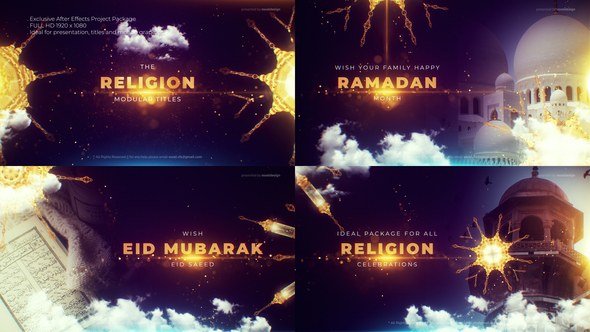 Videohive The Religious Show Ramadan template preview