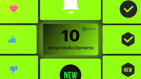 Videohive Social Media Elements Vol. 02 Elements template preview