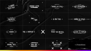 Videohive 15 Vintage Titles Pack Titles template preview