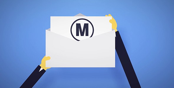 Videohive Logo Reveal by Mail Logo Stings template preview