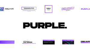Videohive Purple. - Titles Pack Titles template preview