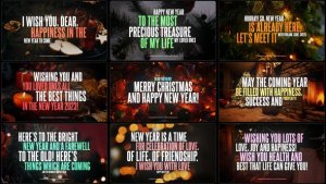 Videohive Holiday Headlines Titles template preview
