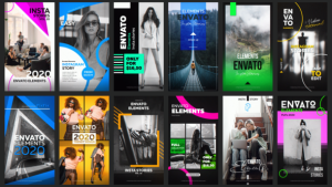 12 Instagram Stories Vol. 10 Video Displays template preview