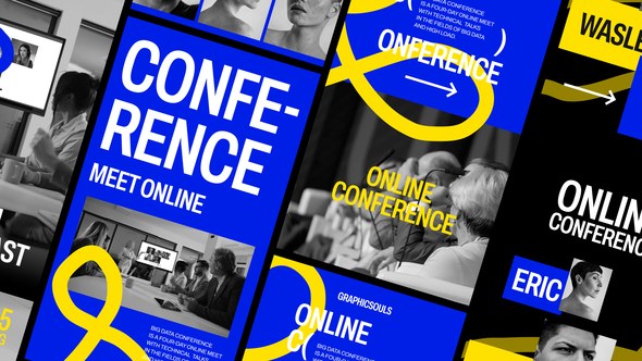 Videohive Event Conference Promo Stories Pack After Effect Template Product Promo template preview