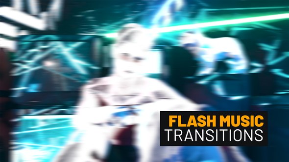 Videohive Flash Music Transitions | After Effects Elements template preview