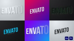 Videohive Minimal Text Revealer Titles template preview
