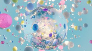 Videohive Abstract Bubbles Logo Logo Stings template preview