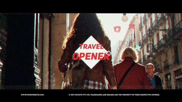 Videohive Travel Vlog Opener 21312450 Openers template preview