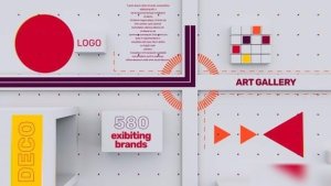 Videohive Abstract Gallery Exhibition Openers template preview