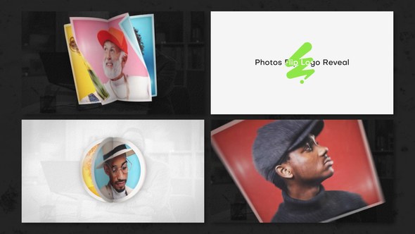 Videohive Photos Flip Logo Reveal 54898693 Logo Stings template preview