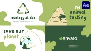 Videohive Ecology Slides for After Effects Openers template preview