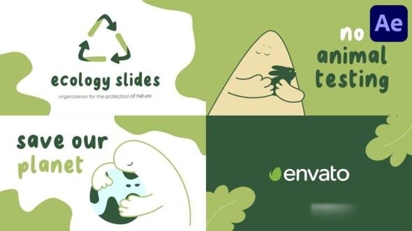 Videohive Ecology Slides for After Effects Openers template preview