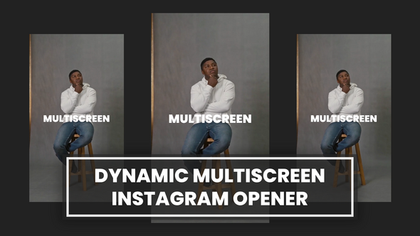 Videohive New Dynamic Multiscreen Instagram Opener Openers template preview