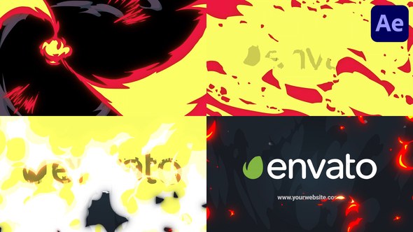 Videohive Fire Logo Opener | After Effects Logo Stings template preview