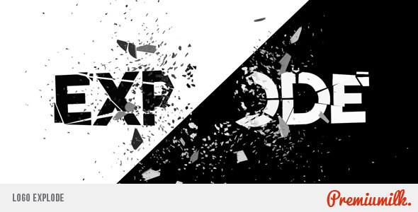 Videohive Logo Explode Video Displays template preview
