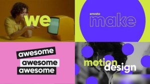 Videohive Bright Neon Promo Openers template preview