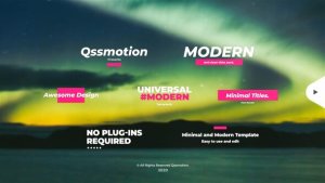 Videohive Creative and Modern Titles Titles template preview